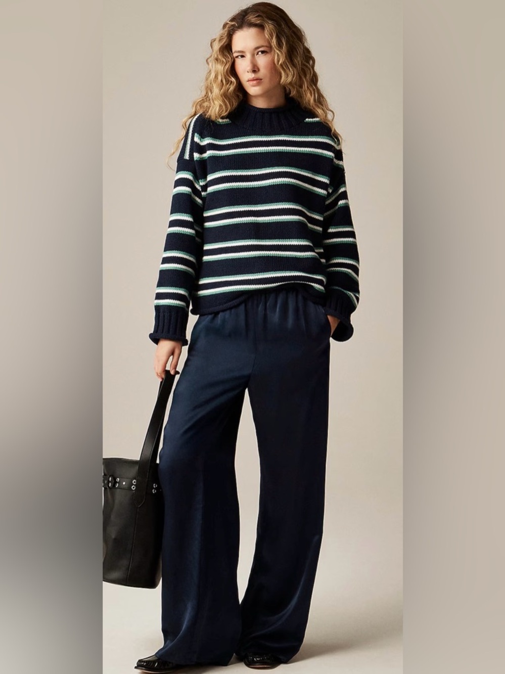 J.Crew 2025 Rollneck™ sweater in stripe
Navy Aqua Multi size XS